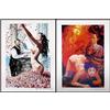 MANARA 2 STAMPE DIX + ALMA TADEMA FIRMATE P.A.