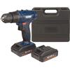 FERM Trapano avvitatore a batteria elettronico 18V elettrico senza fili kit valigetta