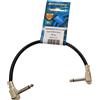 Reference Cavo Patch Effetti Pedaliera 0,25 mt 90 gradi Pedale Italia 25 cm New
