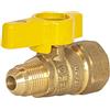 Eastman 60001 - Valvola a sfera diritta a gas, 1/2, FIP x 3/8, in ottone
