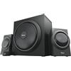Trust Speaker 2.1 Yuri Subwoofer 120W Set Altoparlanti per PC Laptop Smartphone