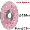 Maxima CER ROSA TURBO disco diamantato 230 250 300 Taglio piastrelle gres