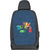 WALSER protezione per lo schienale dell'auto, protezione per il sedile posteriore per bambini graffiti, protezione per il sedile auto 62x40cm blu