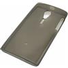 Cover per Sony Ericsson Xperia Ion LTE TPU trasparente fumè custodia flessibile