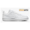 Nike SCARPE NIKE COURT BOROUGH LOW RECRAFT (GS) - DV5456-106 col. bianco
