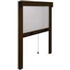 IRS Zanzariera a rullo finestra verticale cm 80X170 Marrone - ZV06108017017
