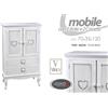 GS MOBILE CREDENZA CUCINA SALOTTO BAGNO CUORE CUORI LEGNO SHABBY CHIC 120*70*35cm