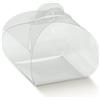 Subitodisponibile 50 PEZZI Scatola tortina portaconfetti in pvc trasparente 5.5x5.5x5 cm 0L18