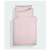 Bianca Cotton Soft Bianca Plain Dyed Cotton Percale Pink 200 TC Duvet set 160 x 220 cm - 50 x 80 cm
