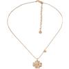 Emporio Armani Collana da donna in acciaio inossidabile o argento sterling con chiusura a moschettone, Oro rosa brillante