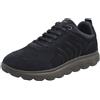 Geox Spherica - Sneakers Traspiranti In Suede Blu - Uomo Scarpe Sneakers Casual