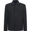 BLAUER - Giubbotto nero con mini logo per uomo