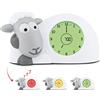 ZAZU Orologio Sam Agneau - Orologio da allenamento per il sonno e la luce notturna per bambini | Sveglia luminosa | Aiuta il tuo bambino a imparare quando svegliarsi | Luminosità regolabile |
