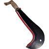 topolenashop Roncola Ronca Con Lama 30 Cm Professionale Tipo Bergamo Con Manico in Cuoio Falc