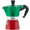 Bialetti MOKINA BIALETTI Mini Moka 40 cc Espresso Mezza Tazza ½ Tricolore Italy