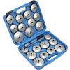 Gotrays Set di 23 bussole per filtro dell'olio, chiave per tappo filtro dell'olio da 1/2