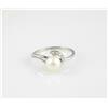 Gianni Carità ANELLO FOGI BY GIANNI CARITA' ORO BIANCO 18K PERLA E DIAMANTI NATURALI