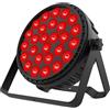 Audibax Dallas 162 RGBW - Faretto LED Disco - Faretto Professionale 162W - Dotato di 27 Luci LED RGBW da 6W - Sincronizzazione Musica - Modalità Automatica - Connessione DMX a 4 o 8 Canali