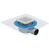 First Plast CHABS10BOXIN Chiusino Sifonato in ABS con Griglia INOX