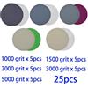 125mm Carta Abrasiva Lucido Strumenti 1000 1500 2000 3000 5000 Sabbia Dischi