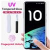 Pellicola Vetro Temperato Curvo ULTRASUONI Liquid UV per Samsung S21 Plus Ultra