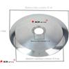 RASSPE Lama per affettatrice 300-40-4-254 H 22,5 C45 RASSPE Made in Italy