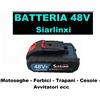 Batteria 48v Siarlinxi per Motoseghe Forbici Trapani Avvitatori Cesoie ecc