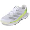 adidas Crazyquick Boost Padel Shoes, Scarpe Donna, Cloud White/Zero Metalic/Lucid Lemon, 44 2/3 EU
