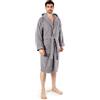 Caleffi - Accappatoio Uomo - Accappatoio Donna in Spugna di Cotone - Accappatoio Uomo Spugna Con Cappuccio - Accappatoio Piscina Palestra - Morbido e Assorbente, Asciugatura Rapida