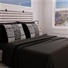 PETTI Artigiani Italiani - Set Completo Letto, Lenzuola Matrimoniali, Lenzuola Zebrato, Completo Letto Matrimoniale, Stampa solo su Federe 100% Made in Italy
