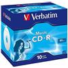 Verbatim CD-R Verbatim Music CD-R 700 MB Nero [10 Unità]