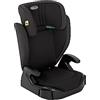 Graco Seggiolino Junior Maxi i-Size R129, Rialzo per Seggiolino, Braccioli e Poggiatesta Regolabili in Altezza, Leggero, con Portabicchieri, Nero, Junior Maxi i-Size