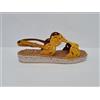 Viguera Sandali Espadrillas Donna in Crosta di Pelle, Con Borchie - SEN (Senape)