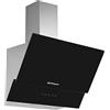 Orbegozo DS 76190 N 641,8 m³/h Cappa aspirante a parete Nero, Acciaio inossidabile A