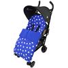 For Your Little One Sacco a pelo in pile/Cosy Toes compatibile con i 'candy Apple Peach fragola - Stella blu