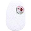 Babybay Carrynest Organic Cotton With Belt Slit, White Starsmix Sand/Berry - 250 g