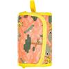 Close Parent - Tappetino portatile per cambio e cambio bambino, motivo ghepardo rosa, morbido, assorbente, con tasche laterali impermeabili e portaoggetti, essenziale per i viaggi