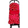 For Your Little One Snuggle coprigambe/Cosy Toes compatibile con passeggino Cosatto giggle Yo. Supa Dupa Ooba stella rossa