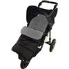 For Your Little One Coprigambe da passeggino compatibile con passeggini Jane Slalom, di colore grigio delfino.