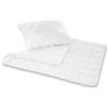 Träumeland Set di coperte a scomparsa, per una migliore gestione dell'umidità per un sonno asciutto e igienico, coperta: 140 x 200 cm, cuscino: 70 x 90 cm