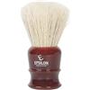Epsilon Bordeaux - Pennello da barba bianco Fan Shape da 27 mm