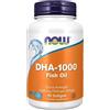 Now Foods, DHA-1000 Fish Oil, con 1000 mg di DHA per Capsula, Altamente Dosato, 90 Capsule molli, Testato in Laboratorio, Senza Glutine, Senza Soia, Non OGM