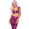 LEG AVENUE COSTUME DA DONNA Malibu Mermaid Sirena Pink S