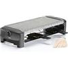 Princess 162830. Stone Grill Party Raclette Elettrica con Griglia in Pietra Ollare, 1300 watt, 8 persone