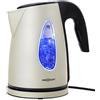oneConcept bollitore cordless con elegante effetto luce blu a LED (2200 watt, 1,7 litri, CoolTouch) crema