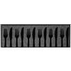 Zala Living Cook & Clean Shadow Silverware Tappeto da cucina in poliammide, grigio, nero, 50 x 150 cm