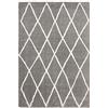 Elle Decor Abbeville - Tappeto a pelo lungo, 120 x 170 cm, colore: grigio/panna