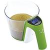 Jata Hogar 766 Bilancia elettronica con caraffa rimovibile, capacità 2 kg, acciaio inossidabile, verde e bianco