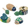 Manhattan Toy Folklore Bug Quartet - Set di 4 giocattoli musicali in legno per i più piccoli, 162640, multicolore