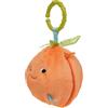 Manhattan Toy- Mini-Apple Farm-Giocattolo da Viaggio per Bambini, con sonaglio, strizzatore, Tessuto e massaggiagengive, Multicolore, 161530
